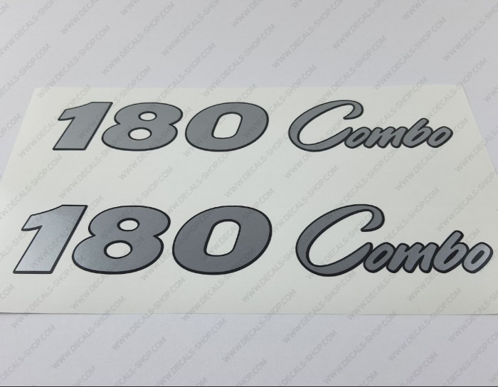 ProCraft 180 Combo New Style Boat Silver Decal Set of 2 x 10.5"